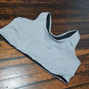 Avia Light Gray Sporty Crop Top